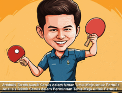 Analisis Teknik Servis dalam Permainan Tenis Meja untuk Pemula