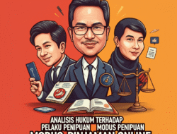 Analisis Hukum terhadap Pelaku Penipuan Modus Pinjaman Online