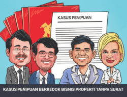 Kasus Penipuan Berkedok Bisnis Properti Tanpa Surat