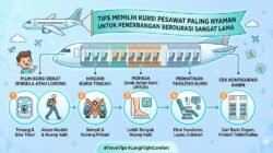 Tips Memilih Kursi Pesawat Paling Nyaman Untuk Penerbangan Berdurasi Sangat Lama